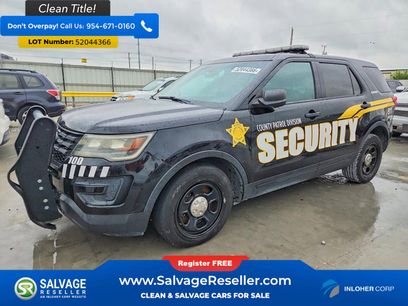 Used 2016 Ford Explorer 4WD Police Interceptor w/ 2-tone Vinyl Package #1
