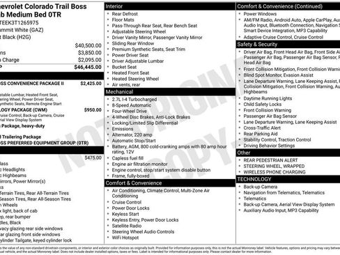 New 2026 Chevrolet Colorado Trail Boss AWD/4WD image 28