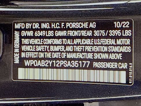 Certified 2023 Porsche Taycan 4S AWD/4WD image 12