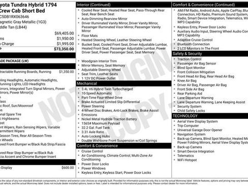 Used 2024 Toyota Tundra 1794 Edition AWD/4WD image 3