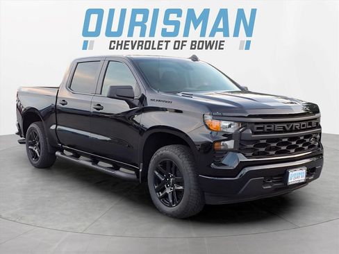 New 2026 Chevrolet Silverado 1500 Custom w/ Turbomax Blackout Package AWD/4WD image 1