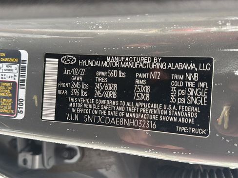 Used 2022 Hyundai Santa Cruz SEL w/ Activity Package AWD/4WD image 42