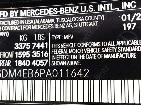 Used 2023 Mercedes-Benz EQS 580 4MATIC SUV image 78