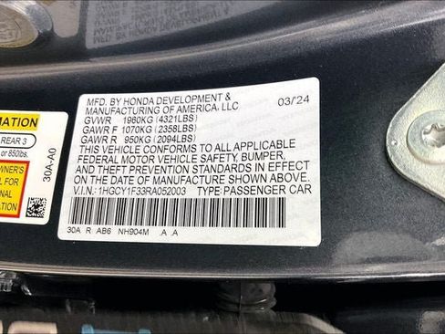 Certified 2024 Honda Accord EX image 33