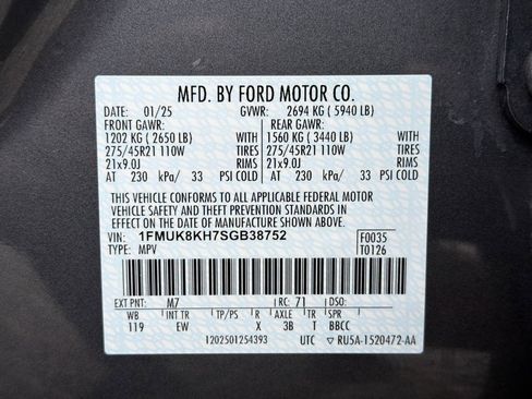 Used 2025 Ford Explorer ST-Line w/ ST-Line Street Pack image 41