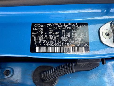 Used 2020 Hyundai Kona Ultimate image 33