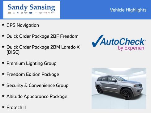 Used 2021 Jeep Grand Cherokee Laredo X AWD/4WD image 7
