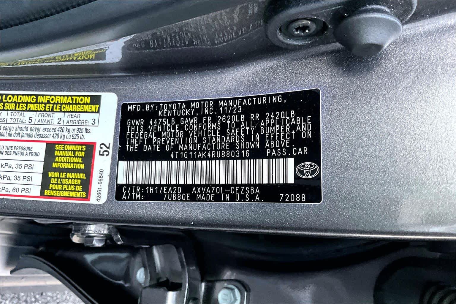 Used 2024 Toyota Camry SE FWD image 34
