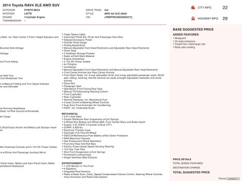 Used 2014 Toyota RAV4 XLE image 3