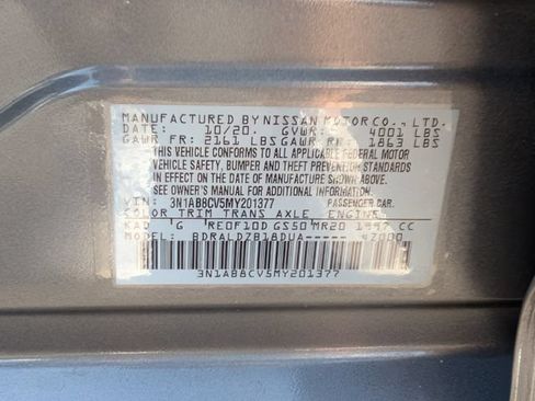 Used 2021 Nissan Sentra SV FWD image 31