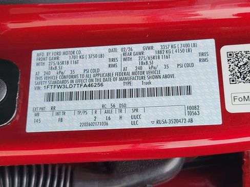 New 2026 Ford F150 XLT w/ Equipment Group 302A MID image 13