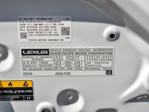 New 2026 Lexus NX 450h+ NX 450h+ Luxury image 23