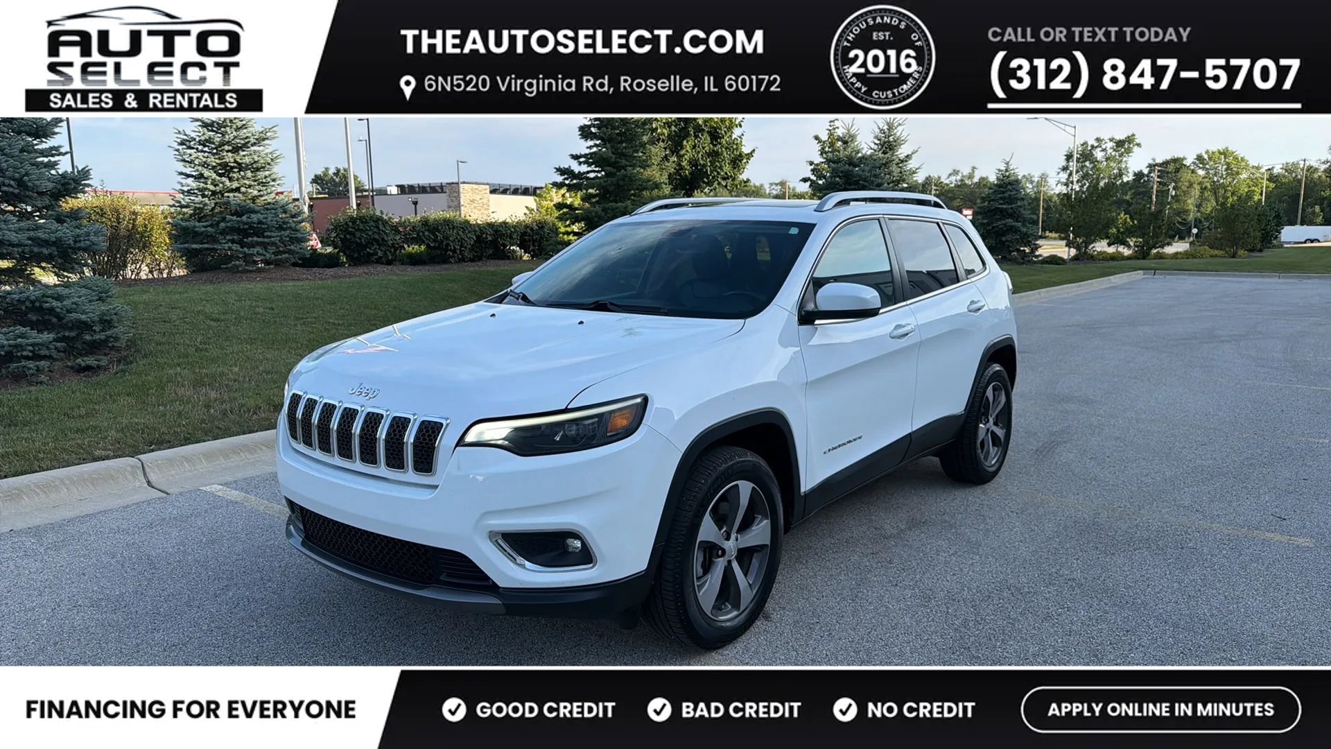 Used 2019 Jeep Cherokee Limited AWD/4WD image 1