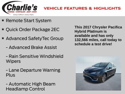 Used 2017 Chrysler Pacifica Platinum image 4