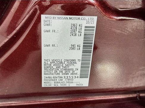 Used 2024 Nissan Altima 2.5 SV FWD image 17