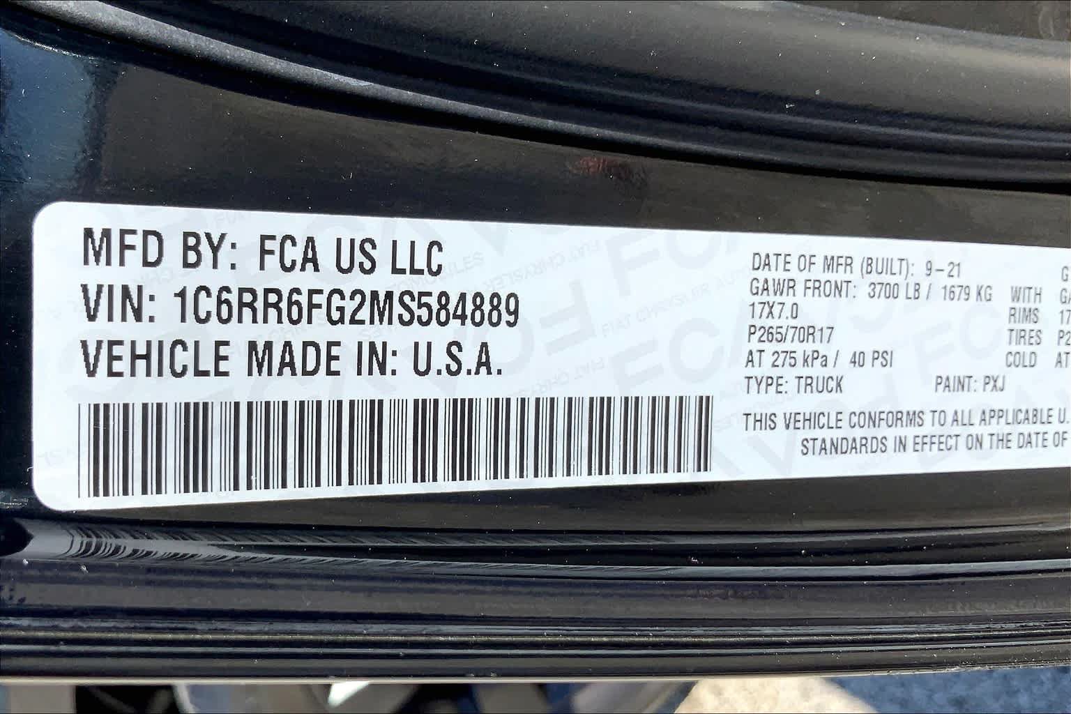 Used 2021 RAM 1500 Tradesman w/ Popular Equipment Group RWD image 36