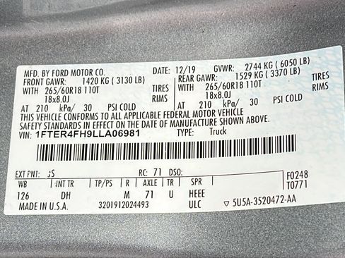 Used 2020 Ford Ranger Lariat w/ Trailer Tow Package image 30