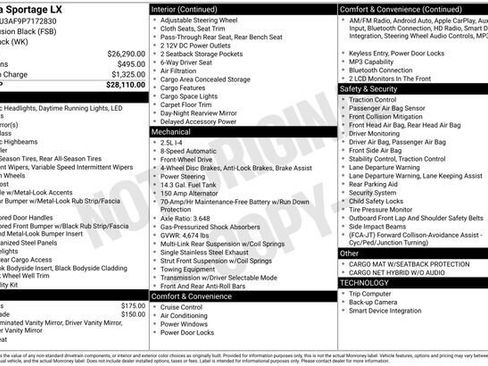 Used 2023 Kia Sportage LX FWD image 30