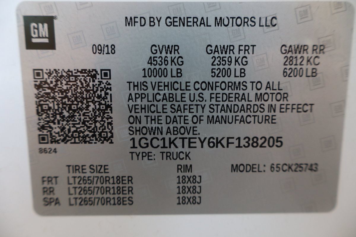 Used 2019 Chevrolet Silverado 2500 LTZ w/ Duramax Plus Package AWD/4WD image 42