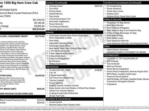 Used 2025 RAM 1500 Big Horn AWD/4WD image 16