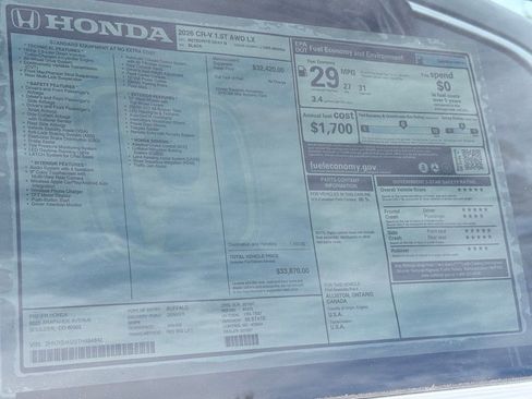 New 2026 Honda CR-V LX image 25