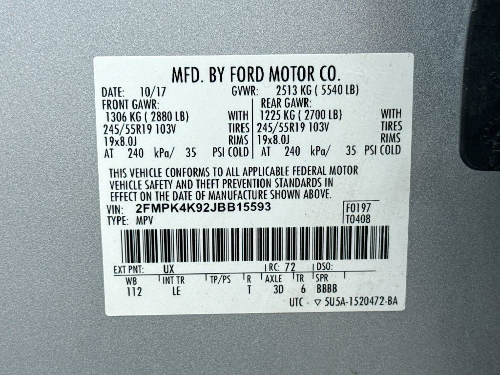 Used 2018 Ford Edge Titanium AWD/4WD image 33