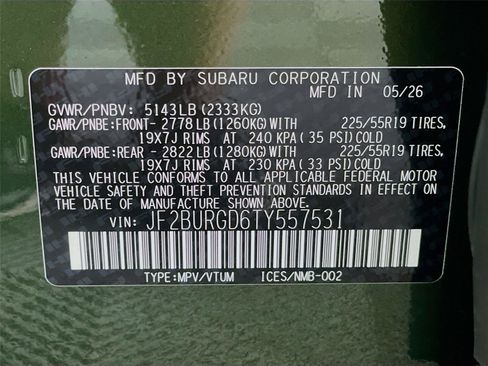 New 2026 Subaru Outback Limited XT AWD/4WD image 26