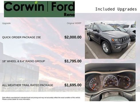Used 2017 Jeep Grand Cherokee Laredo w/ Quick Order Package 23E image 3