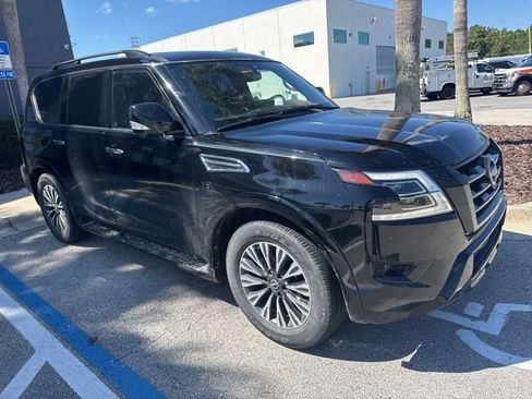 Used 2021 Nissan Armada SL w/ Midnight Edition Package RWD image 1