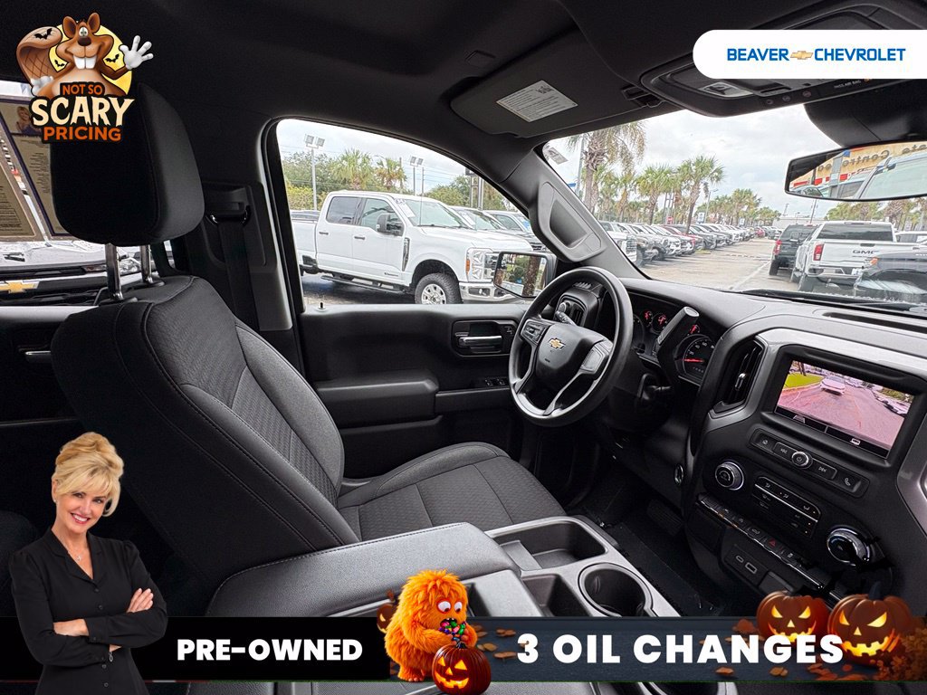Used 2024 Chevrolet Silverado 1500 Custom w/ Turbomax Blackout Package AWD/4WD image 27