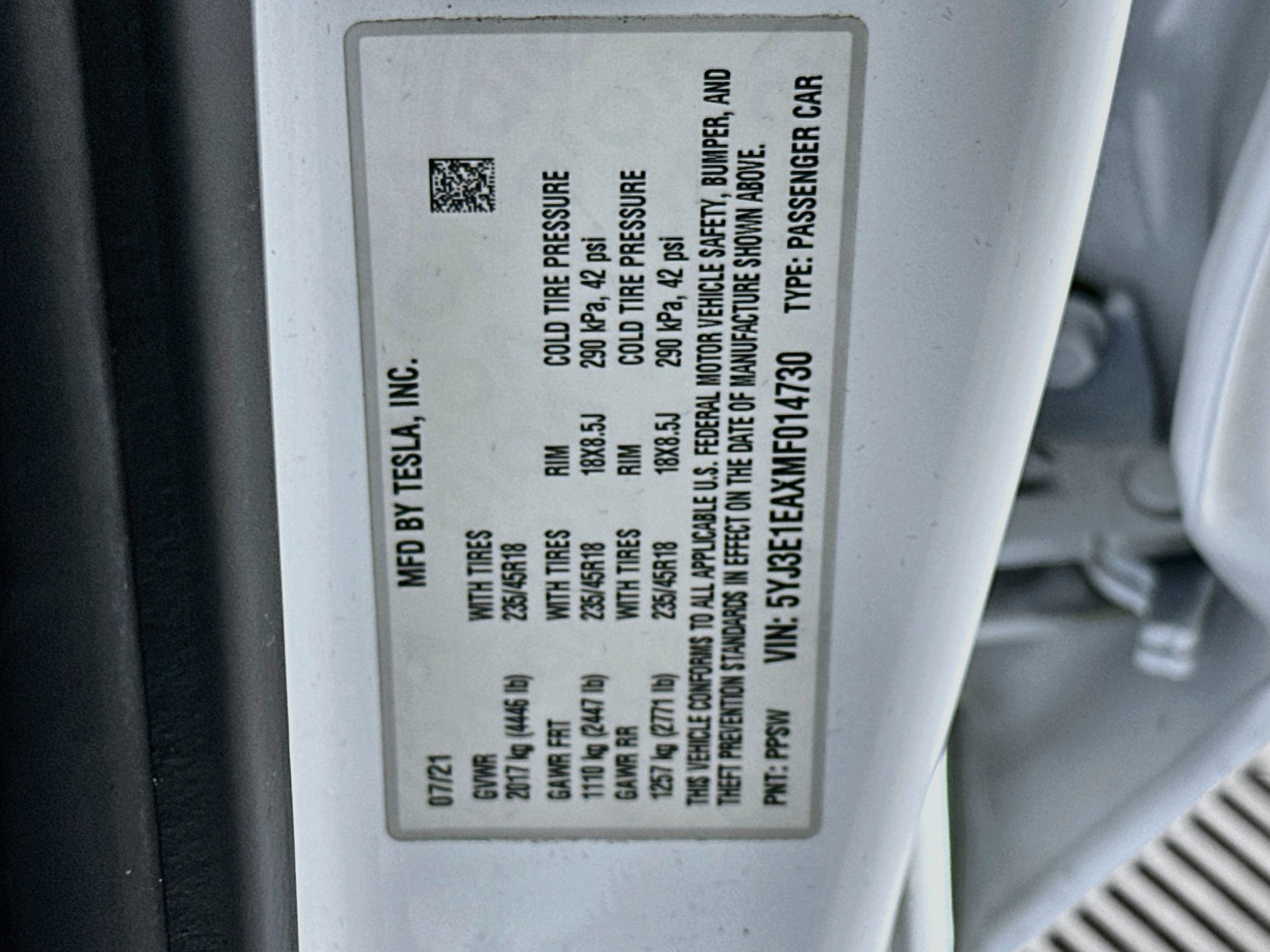 Used 2021 Tesla Model 3 Standard Range Plus RWD image 12