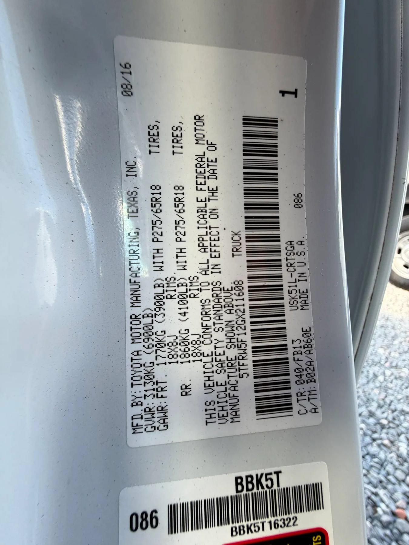 Used 2016 Toyota Tundra SR5 w/ TRD Off Road Package RWD image 49