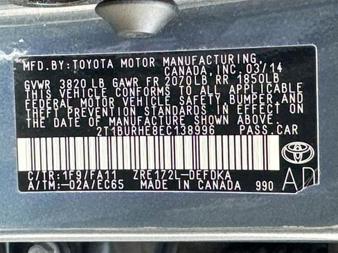 Used 2014 Toyota Corolla L FWD image 28
