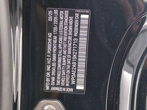 Certified 2025 Porsche 718 Cayman GT4 RS RWD image 22