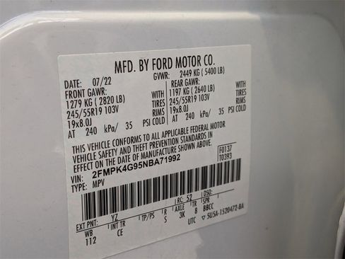 Used 2022 Ford Edge SE w/ Black Appearance Package image 24