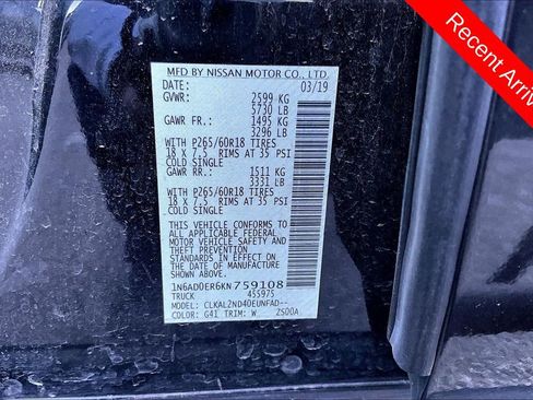 Used 2019 Nissan Frontier SV w/ Value Truck Package image 9