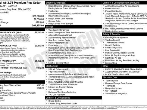 Used 2020 Audi A6 3.0T Premium Plus w/ Premium Plus Package image 2