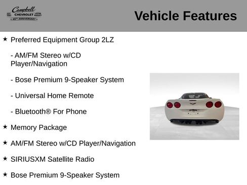 Used 2012 Chevrolet Corvette Z06 w/ 2LZ Preferred Equipment Group RWD image 10