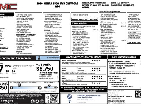 Used 2020 GMC Sierra 1500 AT4 w/ AT4 Premium Package AWD/4WD image 12