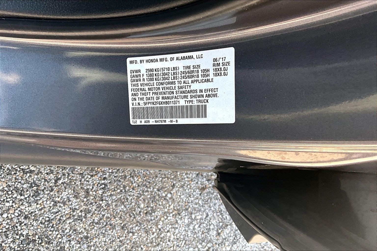 Used 2017 Honda Ridgeline RTL-T image 5