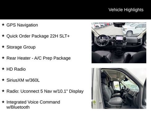 Used 2025 RAM ProMaster 1500 w/ Quick Order Package 22H SLT+ FWD image 13