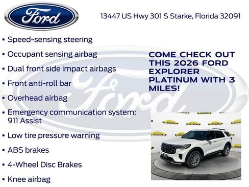New 2026 Ford Explorer Platinum image 30