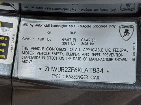 Used 2019 Lamborghini Huracan LP 580-2 image 28