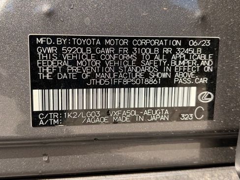 Used 2023 Lexus LS 500 w/ Interior Upgrade Package RWD image 34
