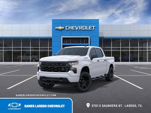 New 2026 Chevrolet Silverado 1500 Custom w/ Turbomax Blackout Package RWD image 8