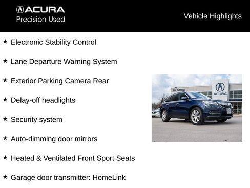 Used 2016 Acura MDX SH-AWD image 17