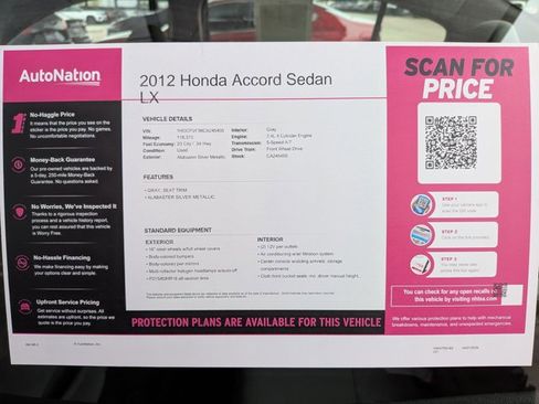 Used 2012 Honda Accord LX image 23