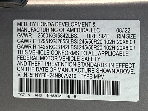 Used 2022 Honda Pilot Special Edition image 34