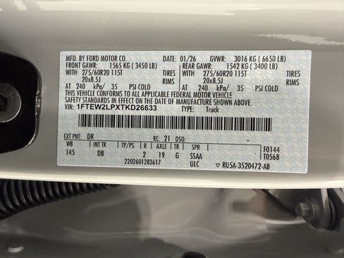 New 2026 Ford F150 STX w/ Equipment Group 200A AWD/4WD image 17