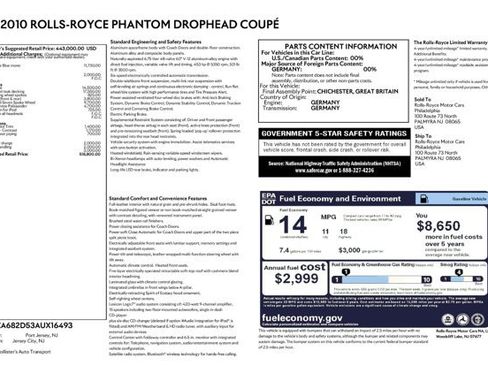 Used 2010 Rolls-Royce Phantom Drophead Coupe image 12
